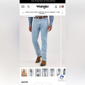 Men's Light Blue Jeans